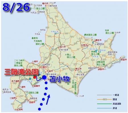 北海道地図 0826 -1024