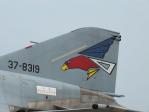F-4EJ改 要撃戦闘機には部隊マークの尾白鷲がペイントされてます。