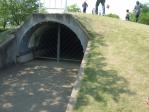 こども広場のトンネルは入口が閉鎖されてました。（小貝川ふれあい公園）