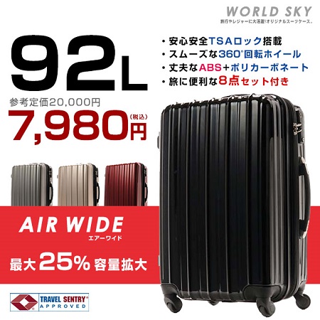 持ち物_購入したスーツケース_1