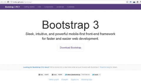 Bootstrap 3 RC1