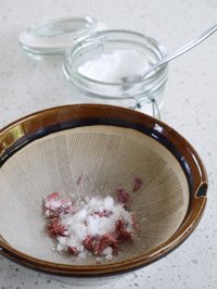 Pickled Sakura & sea salt