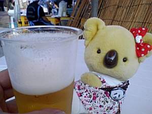 ビール（枝豆付き）３００円