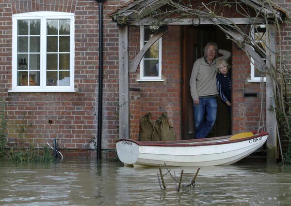 イギリスの洪水　２
