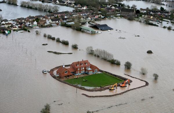 イギリスの洪水